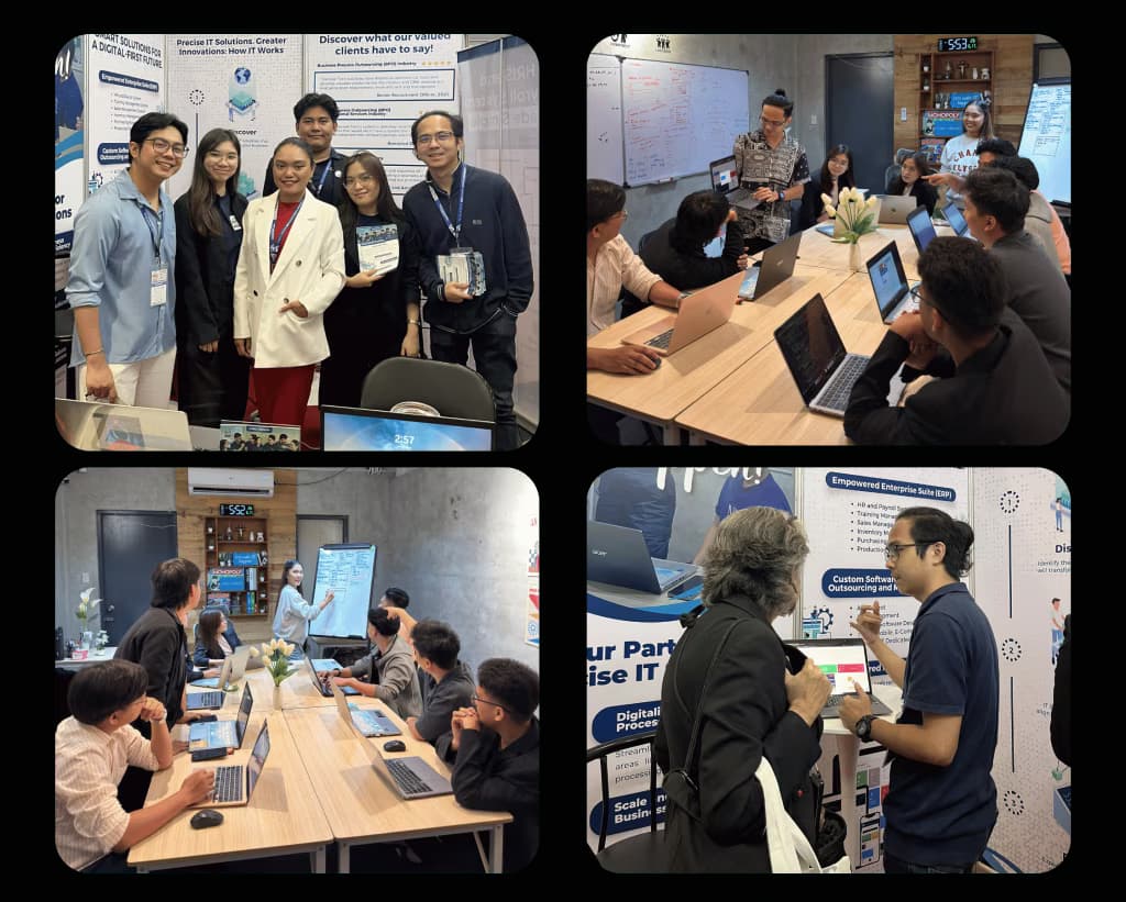 Decode Technologies team and workshop collage