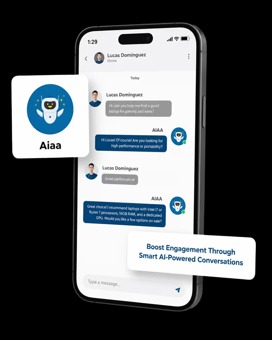 AI chatbot integration illustration for enhanced conversations