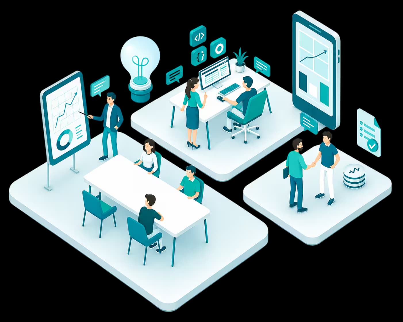ERP system illustration