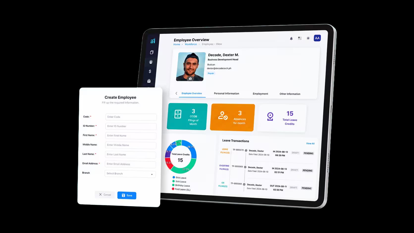 EES Workforce HRIS and payroll efficiency dashboard illustration