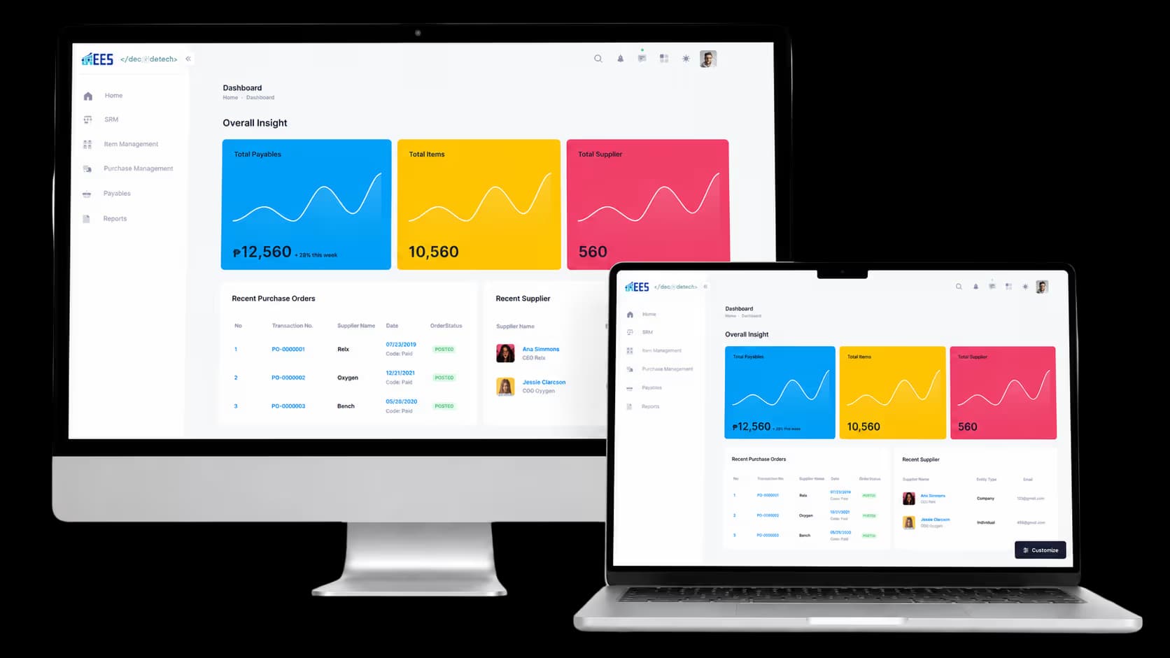 Purchasing Management System for SMEs with procurement workflow