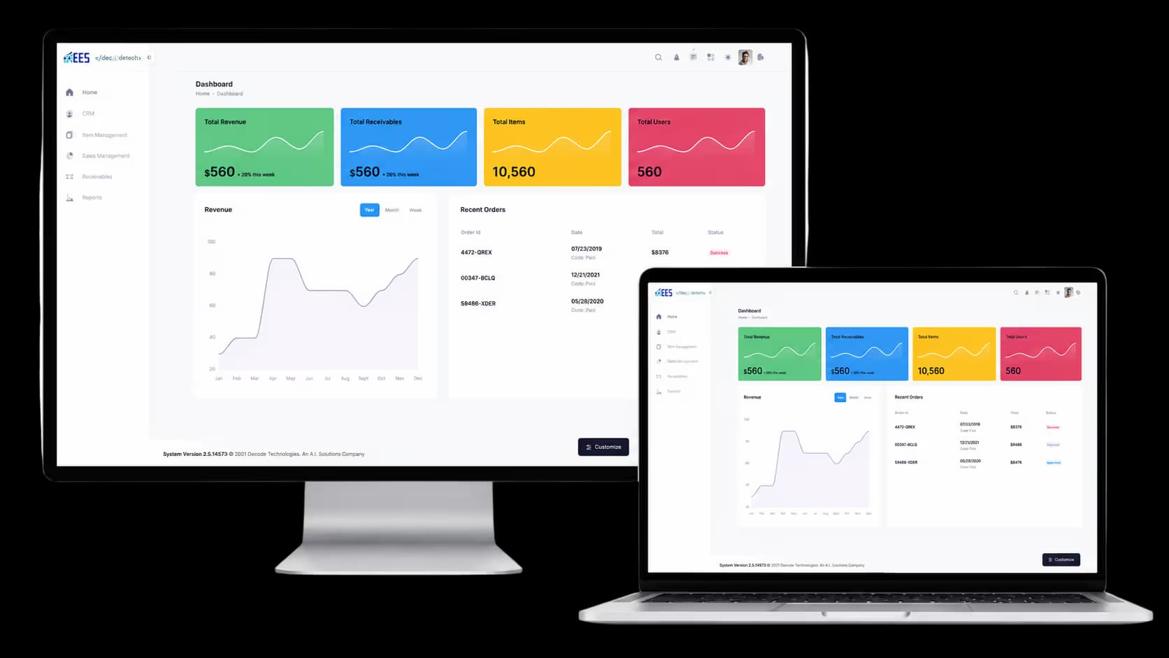 Sales Management System for SMEs with connected quotation, invoice, and revenue workflows
